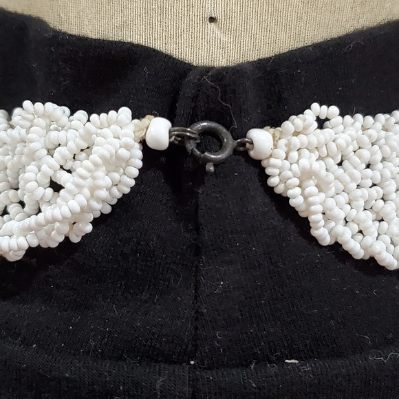 Vintage Beaded Choker Necklace - Picture 3 of 4